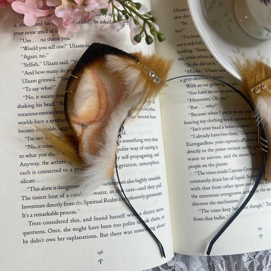 Golden Brown Foxkit Ears ✨🌷