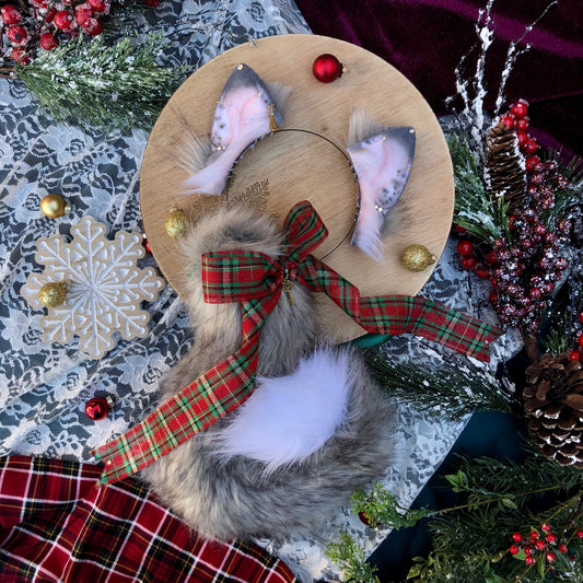 Holiday Grey Kitten Set (AUCTION SET)✨🌿