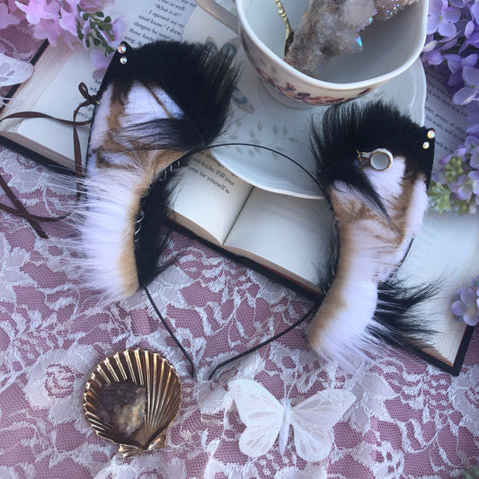 “Cappuccino” Fox Kit Ears for Luciana ✨🌿