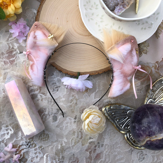 “Summer Air” Wolf Pup Ears (Blonde)✨🍃