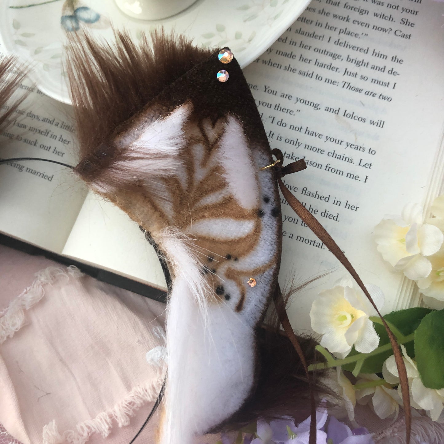 “Café Mocha” Fox Kit Ears ✨🌿