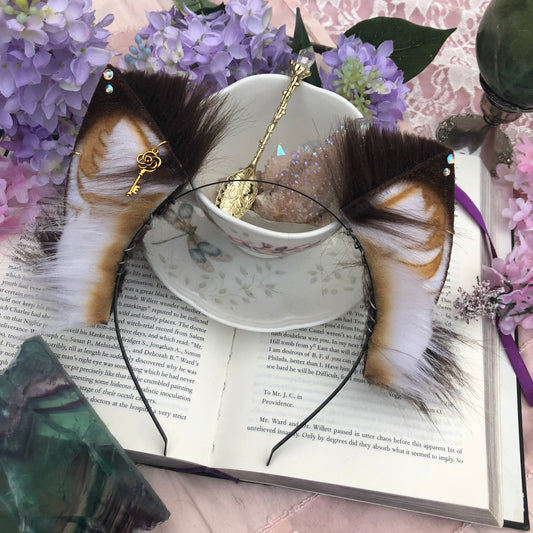 “Café Mocha” Petite Kitten Ears ✨🌿