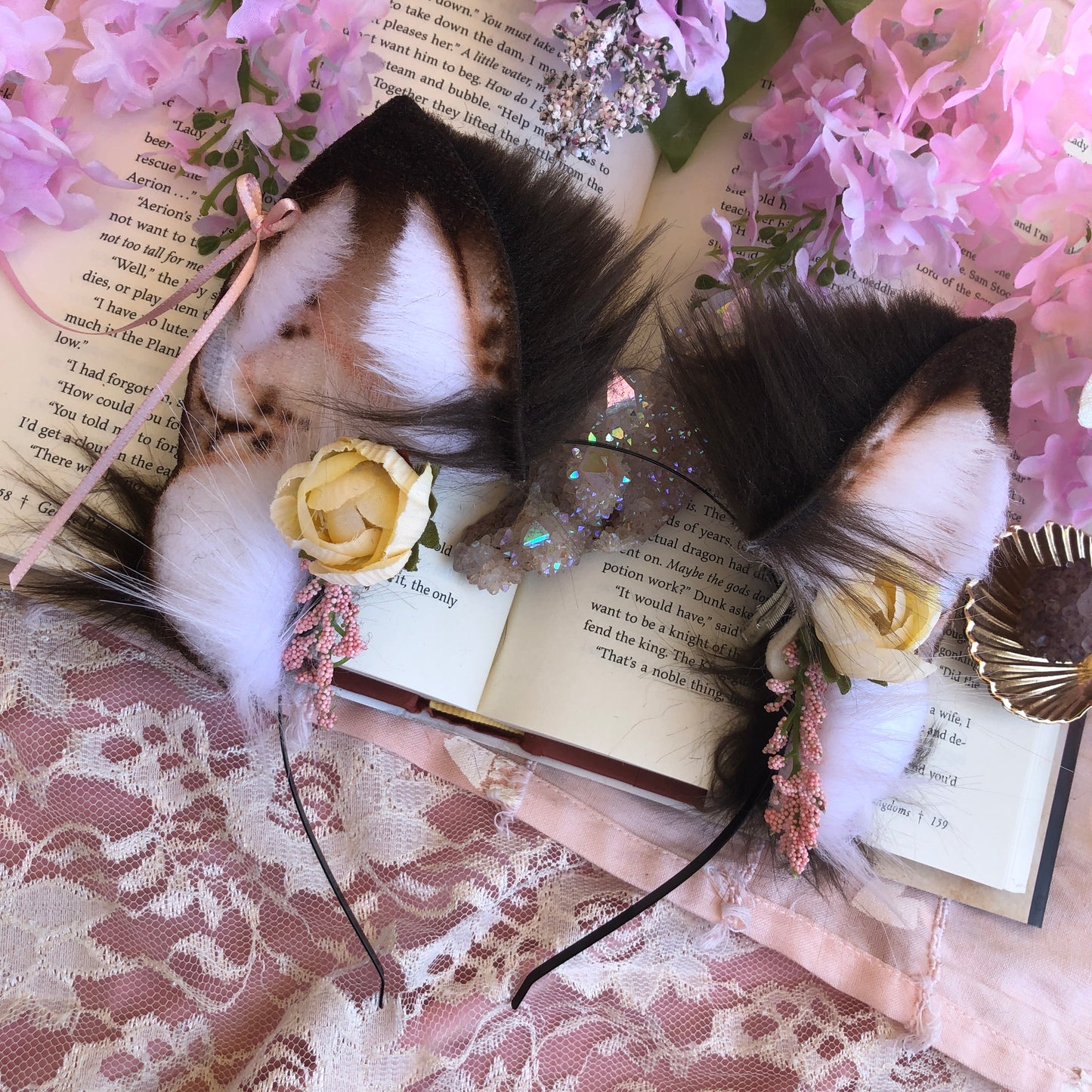 ‘Enchanted Forest’ Fox Ears (Chocolate)✨🌿