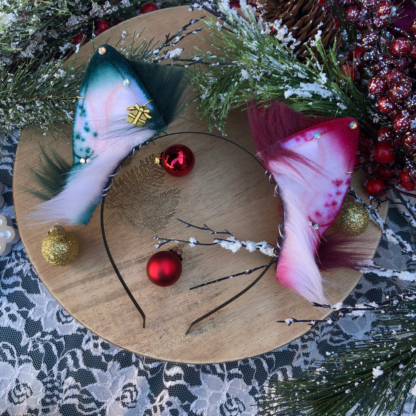 Festive Small Feline Ears ✨🌿