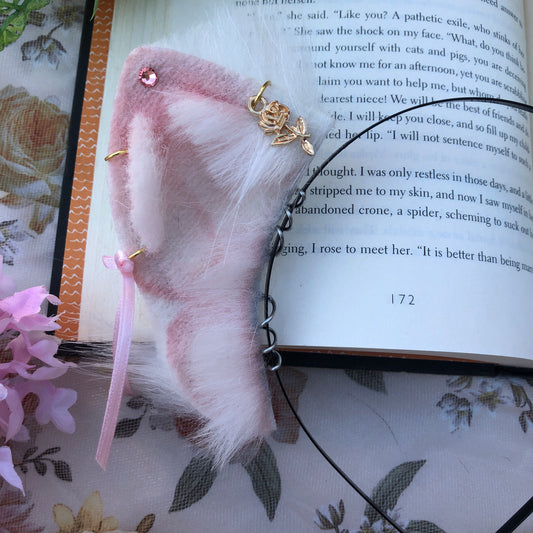“Juliet” Baby Foxkit Ears (White)✨🍃
