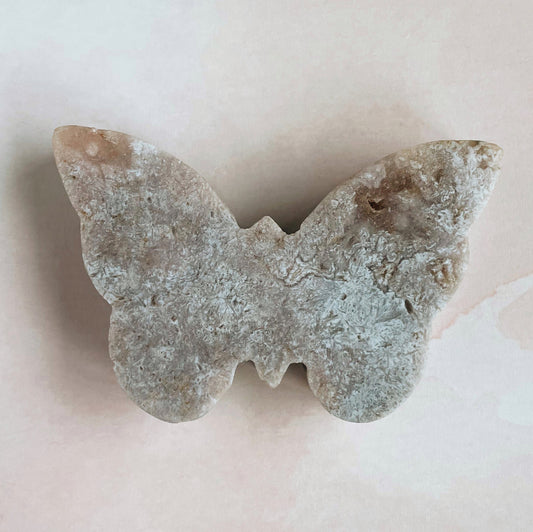 Pink Amethyst Butterfly