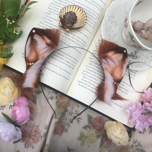 “Slow Burn” Baby Foxkit Ears (Red Fox) ✨🍃
