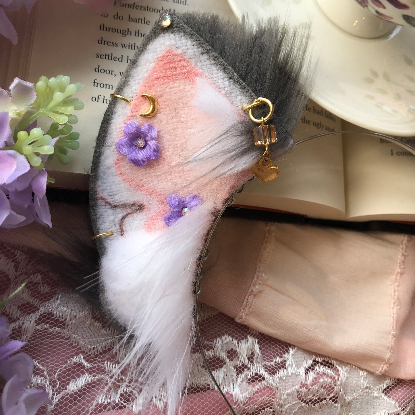 Moon Blossom Petite Kitten Ears ✨🌿