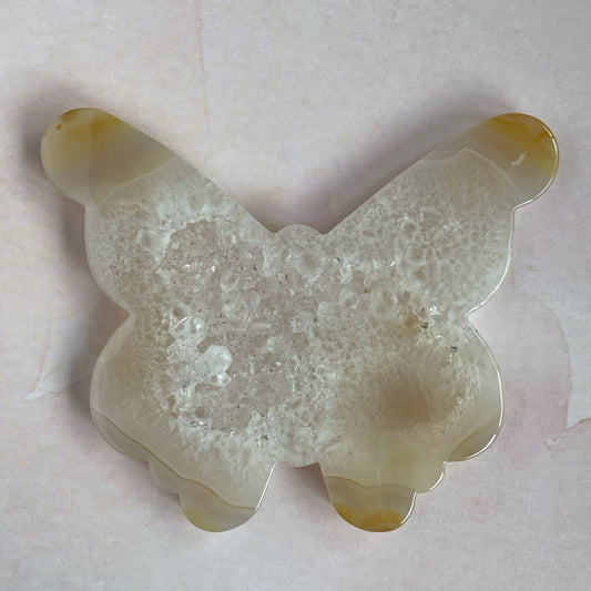 Druzy Agate Butterfly