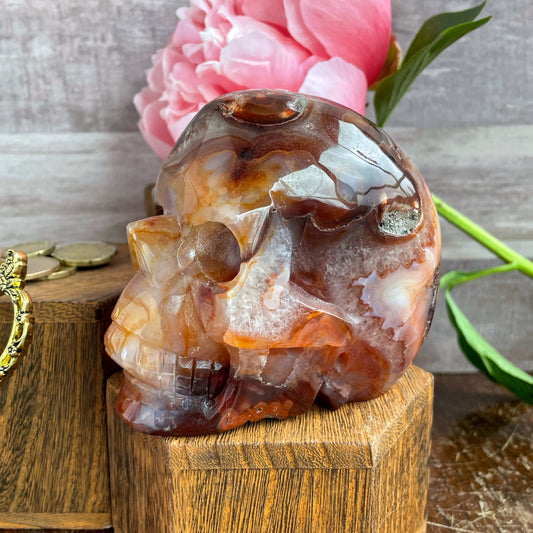 Carnelian Skull