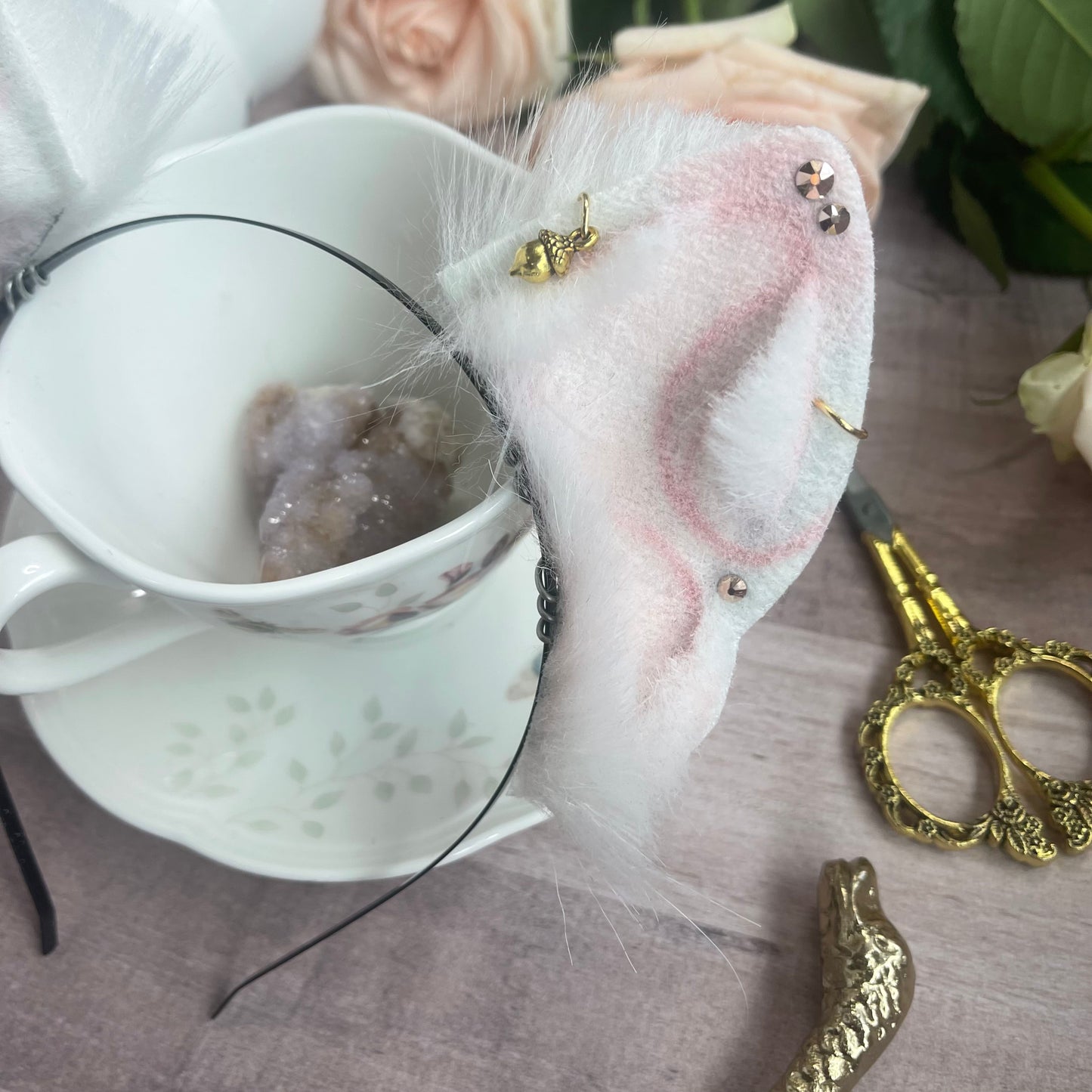 White Husky Ears (Discounted)✨🌷