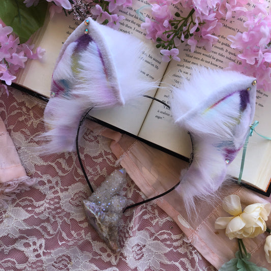 PREORDER: ‘Holographic’ Fox Ears ✨🌿