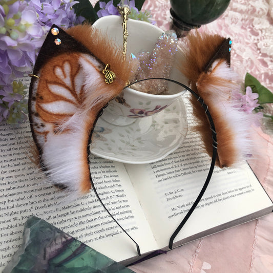 “Pumpkin Spice Latte” Petite Kitten Ears ✨🌿