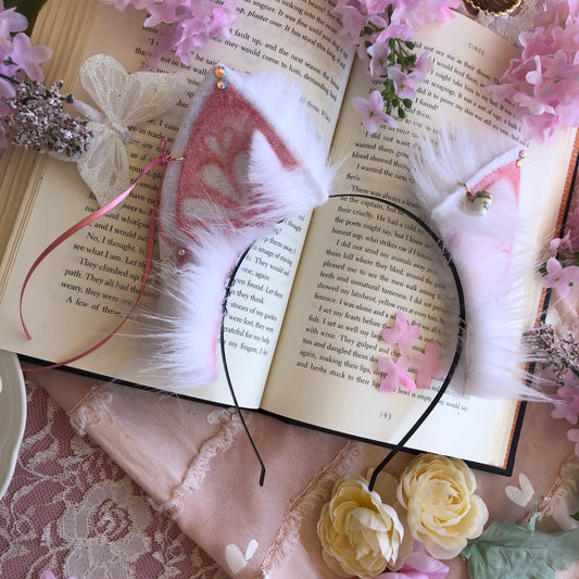 “Rose Petal Latte” Kitten Ears ✨🌿