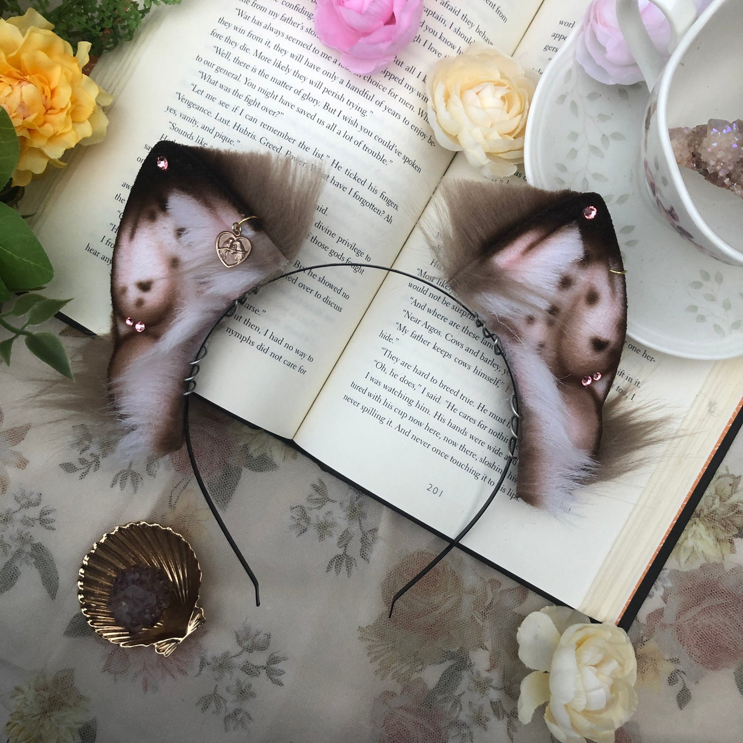 “Dorothea” Petite Foxkit Ears (Tawny Brown) ✨🍃