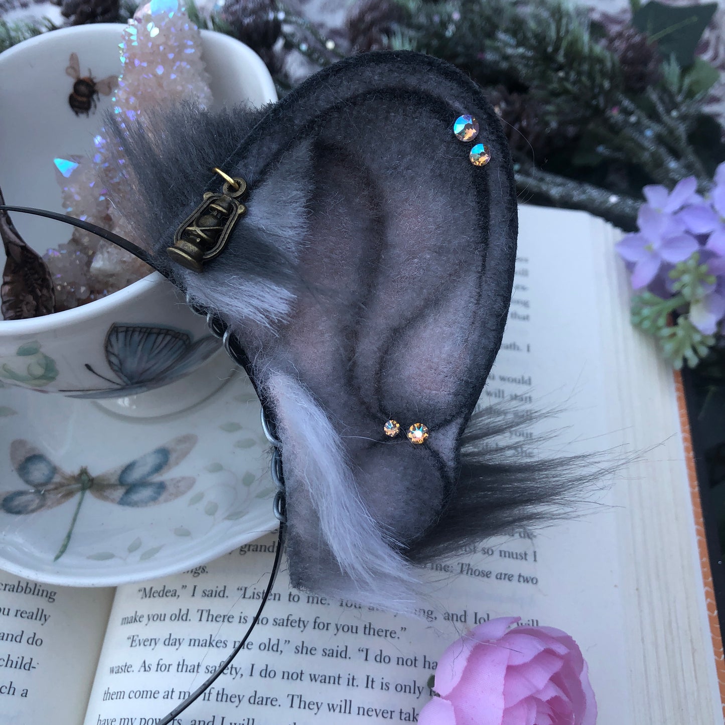 “After Dark” Blue Frenchie Pup Ears ✨🍃