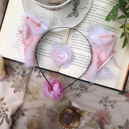“New Skies” Baby Foxkit Ears (White) ✨🍃