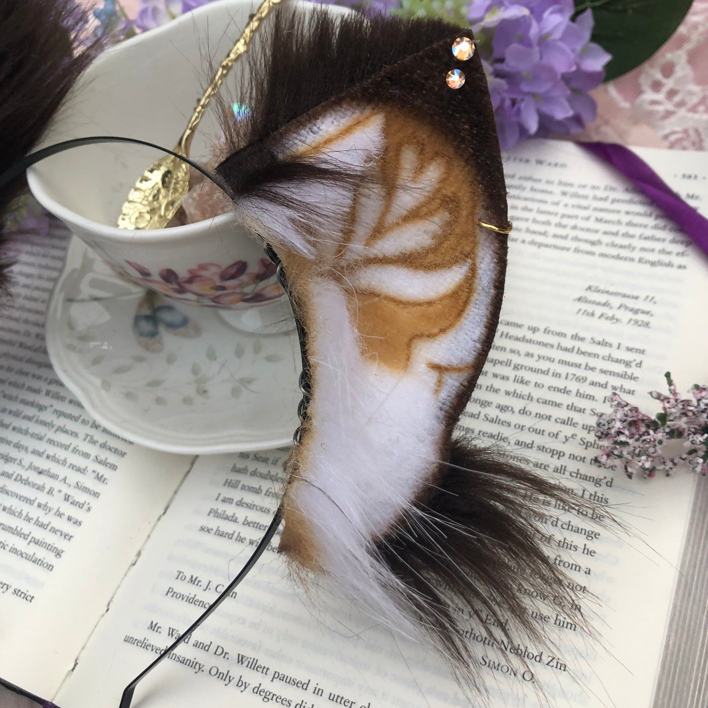 “Café Mocha” Petite Kitten Ears ✨🌿