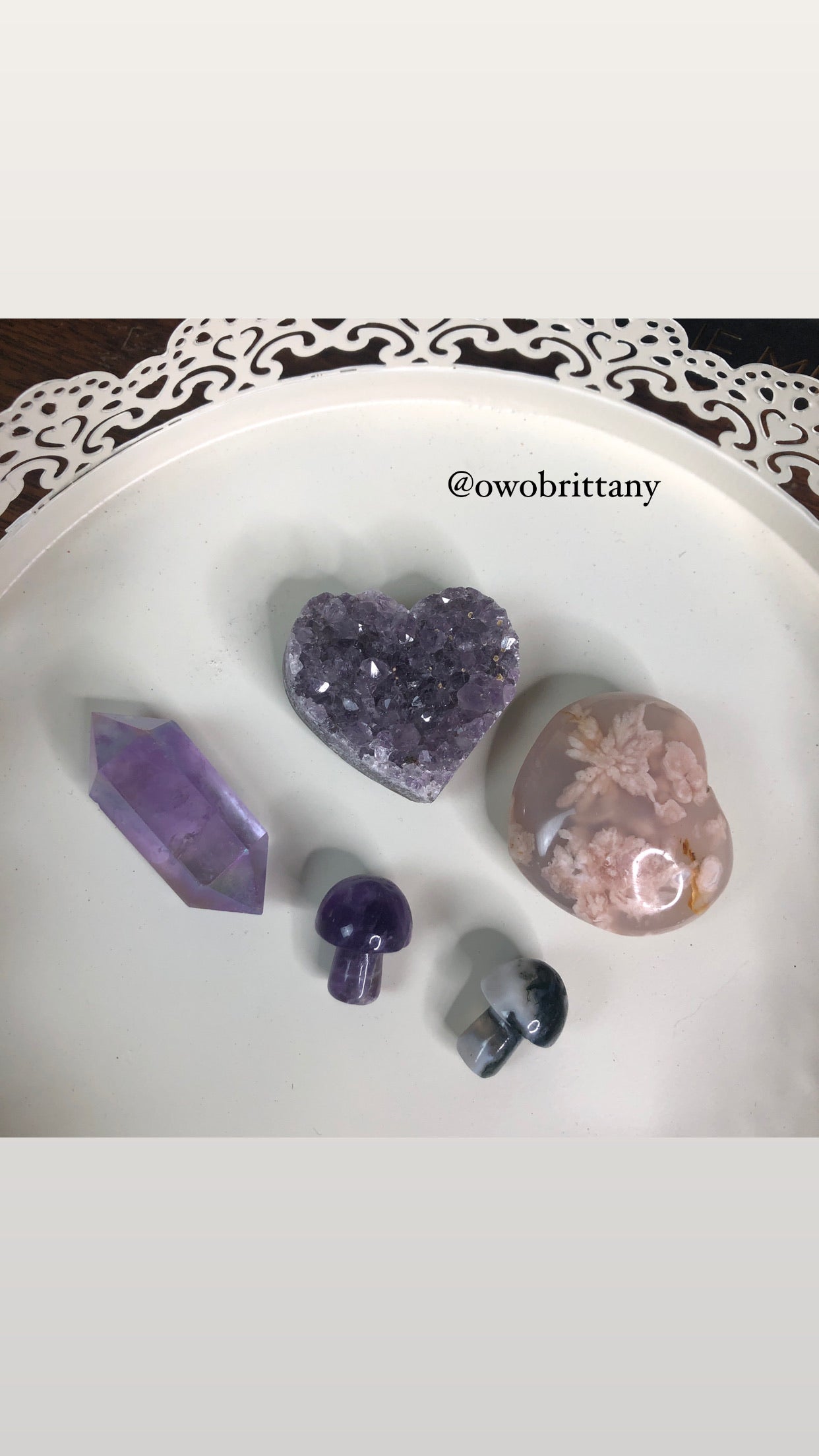Crystal bundle for @owobrittany