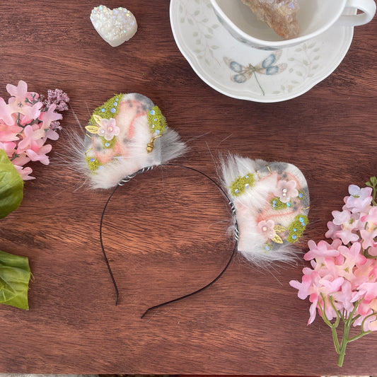 Misty Meadow - Grey Spotted Mouse Ears ✨🌷