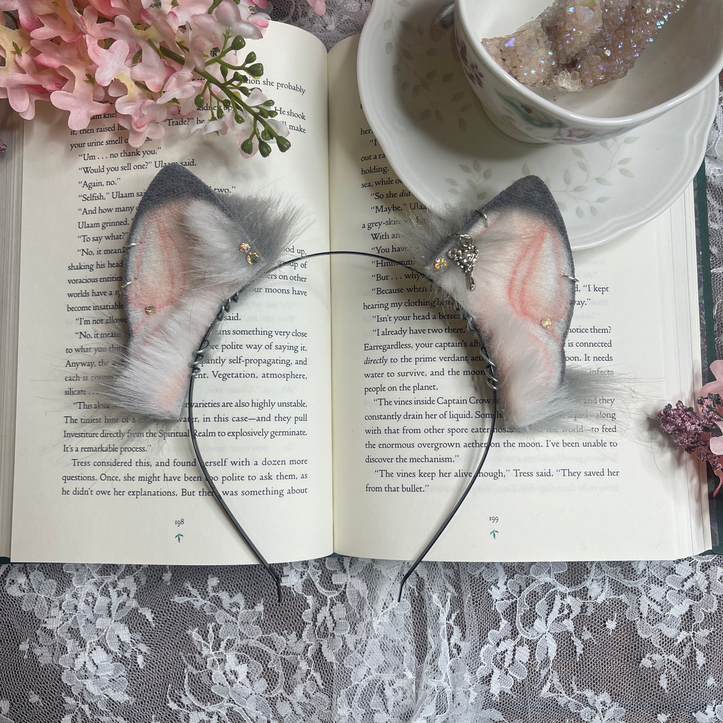 Grey Kitten Ears ✨🌷