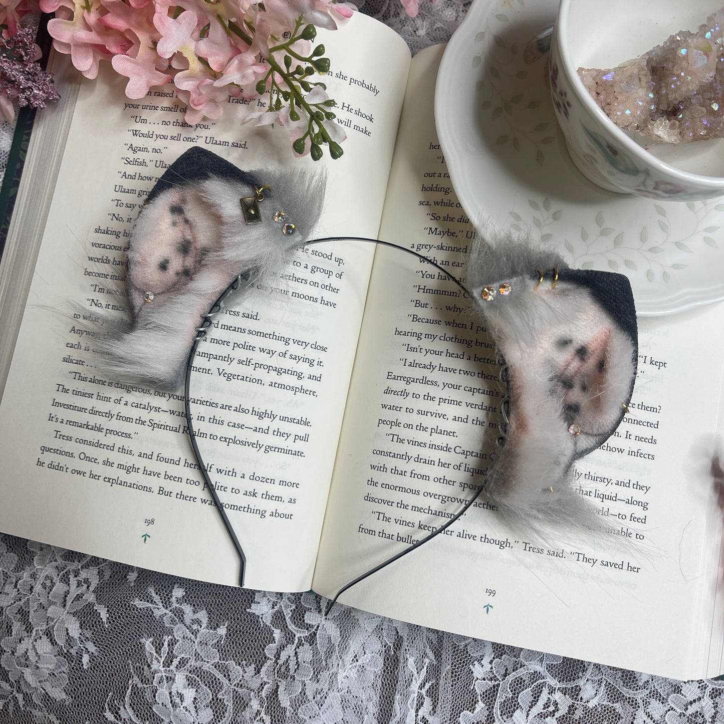 Grey Foxkit Ears ✨