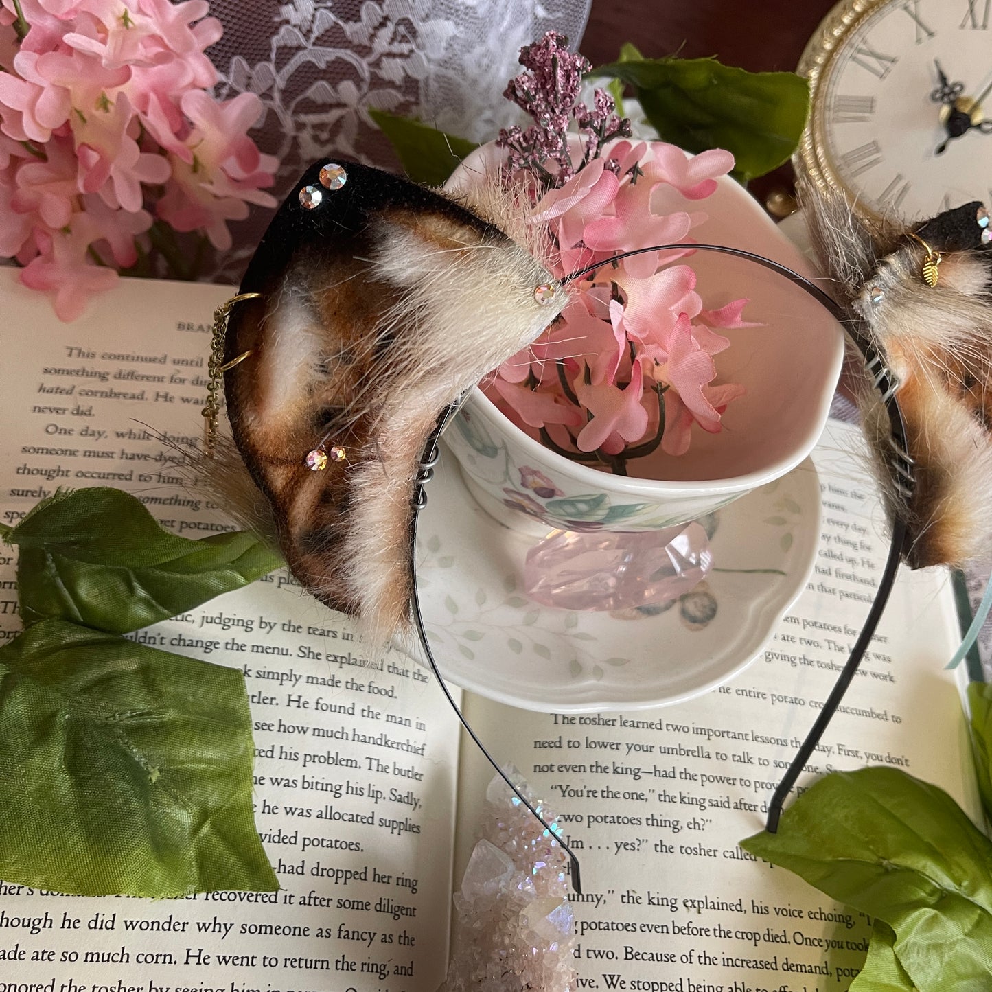 Duskwood - Grey-Brown Foxkit Ears ✨🌷