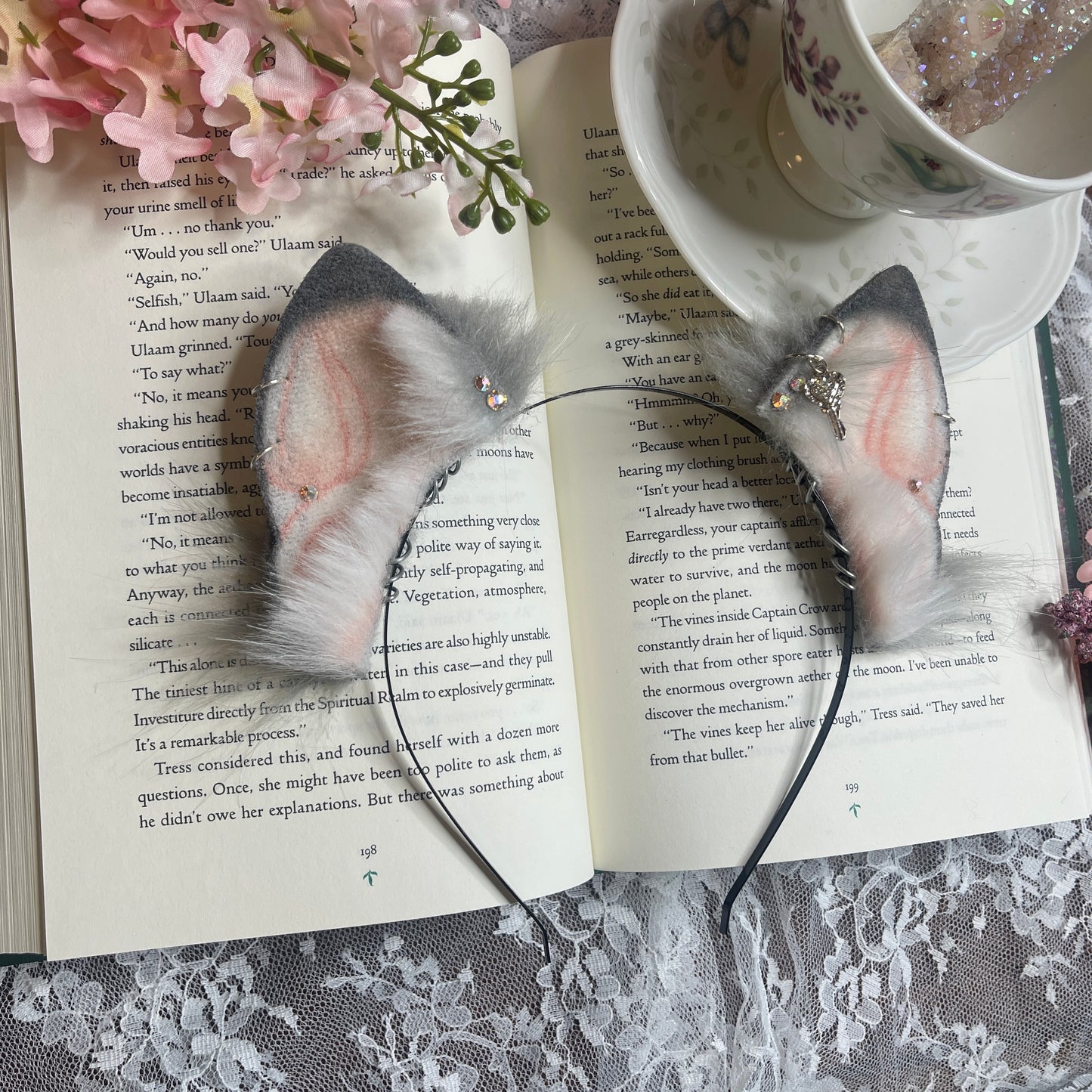 Grey Kitten Ears ✨🌷