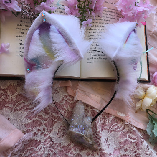 PREORDER: ‘Holographic’ Fox Ears ✨🌿