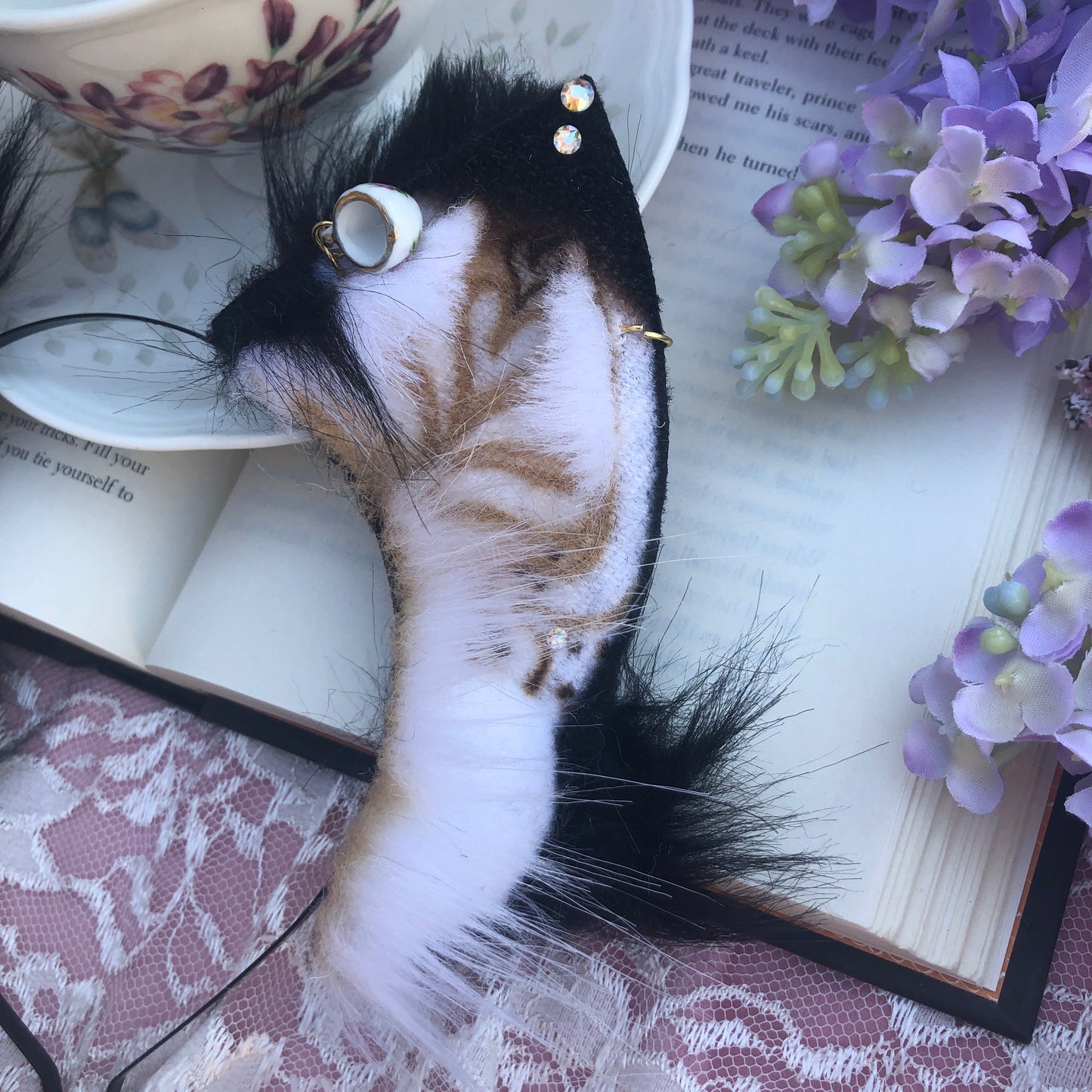 “Cappuccino” Fox Kit Ears for Luciana ✨🌿