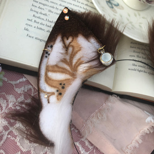“Café Mocha” Fox Kit Ears ✨🌿