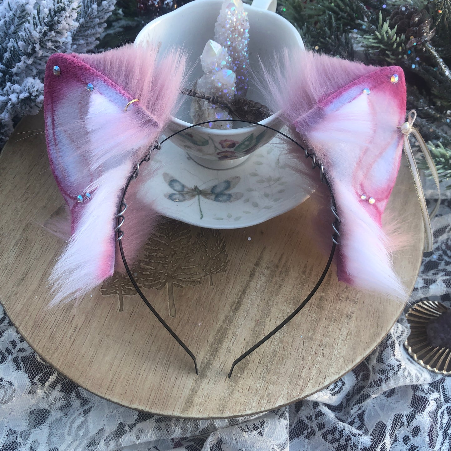 PREORDER: Champagne Problems Kitten Ears✨🌿
