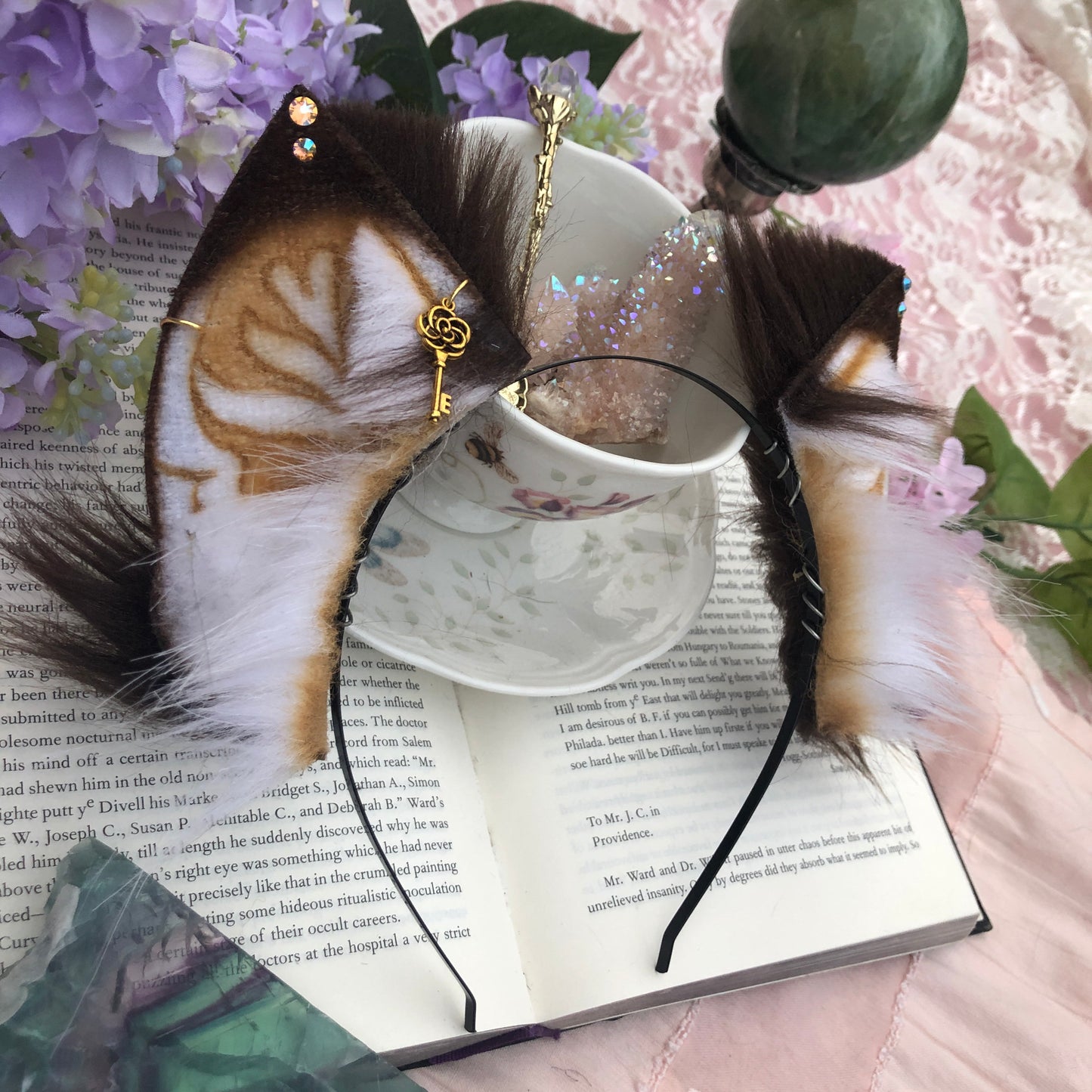 “Café Mocha” Petite Kitten Ears ✨🌿