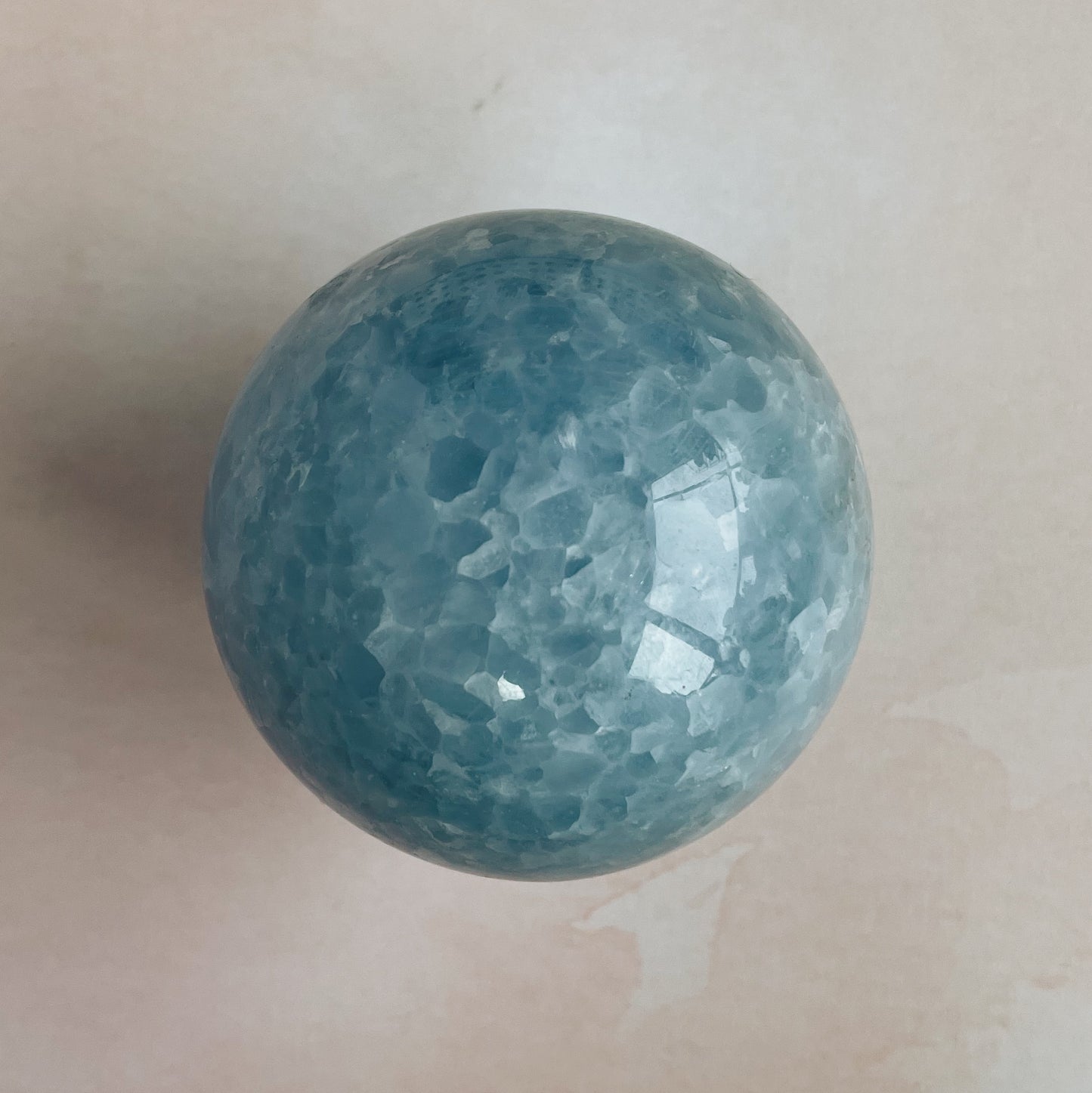 Blue Calcite Sphere