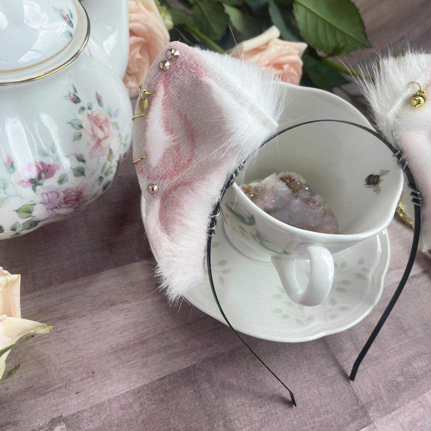 White Husky Ears (Discounted)✨🌷