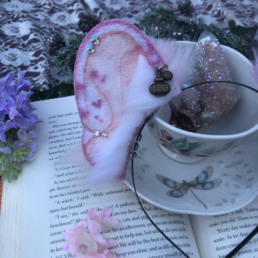 “Cornelia” Vintage Rose Frenchie Pup Ears ✨🍃
