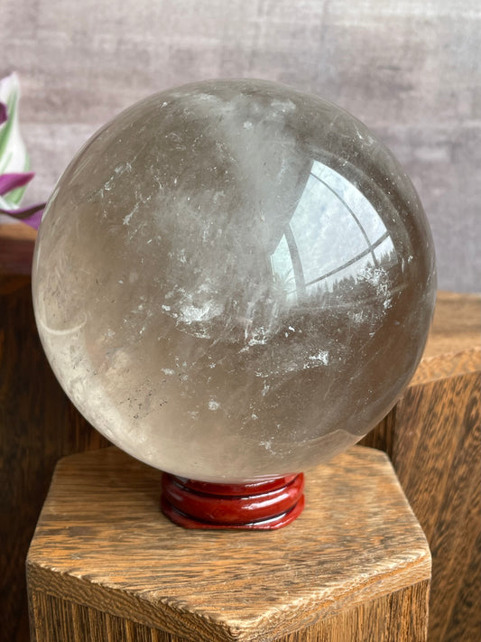Large Clear Quartz Sphere