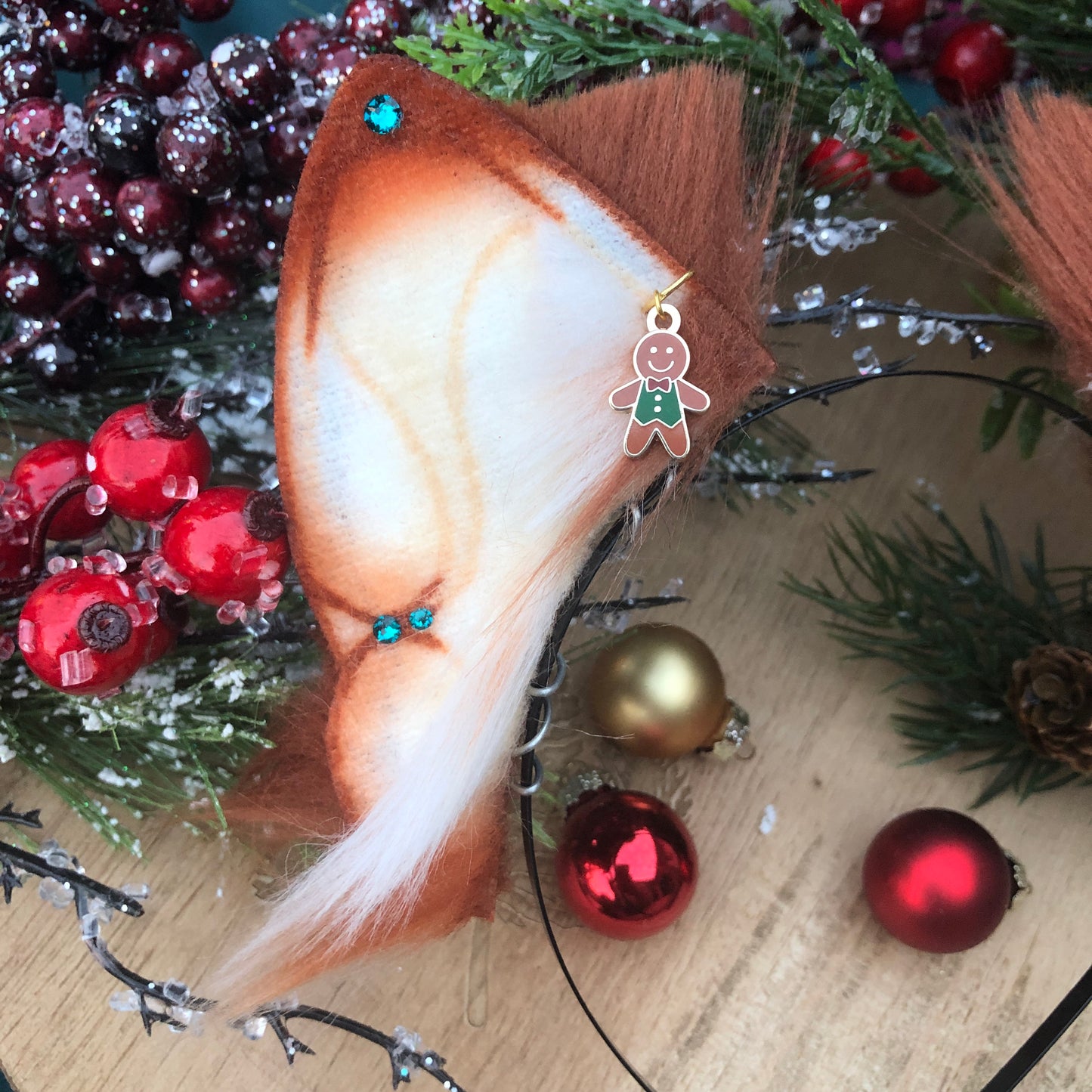 Gingerbread Small Feline Ears ✨🌲