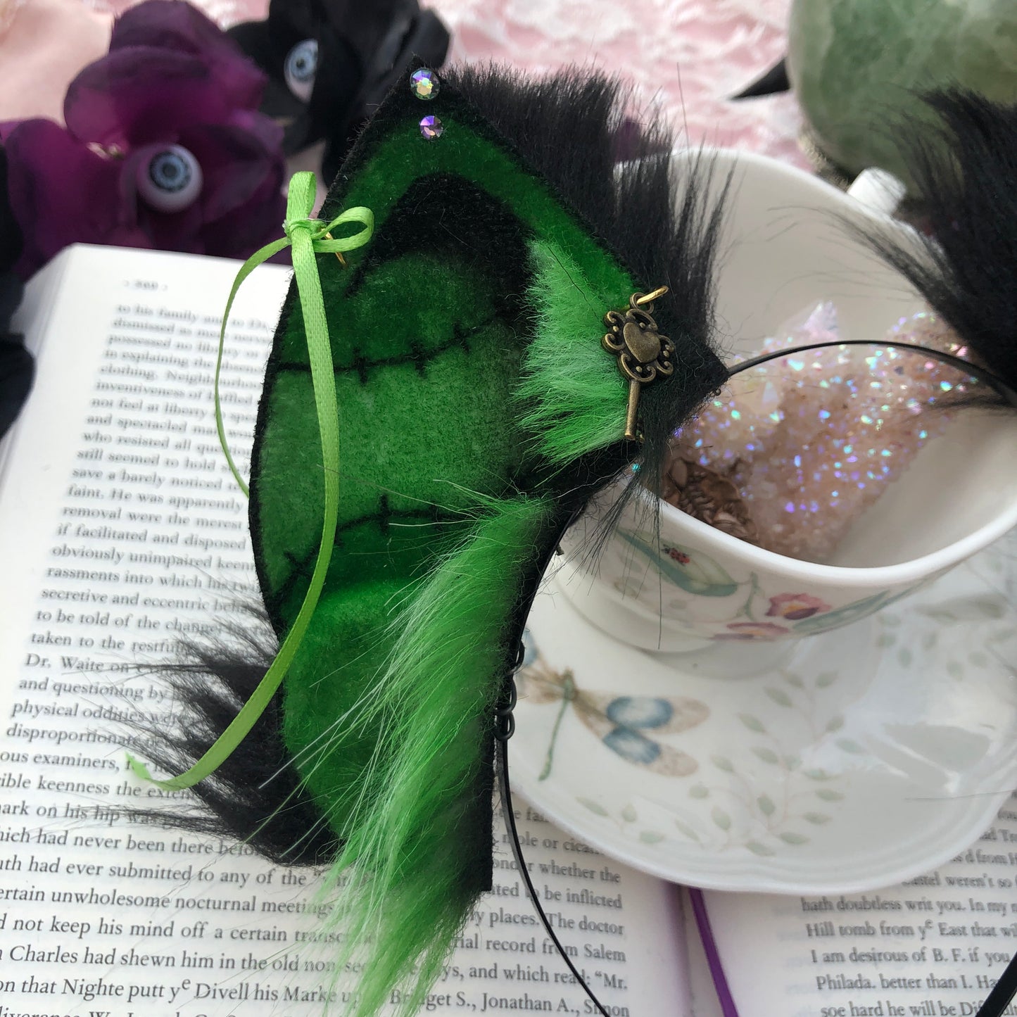 ‘In Stitches’ Petite Kitten Ears✨🌿