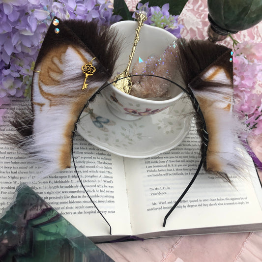 “Café Mocha” Petite Kitten Ears ✨🌿