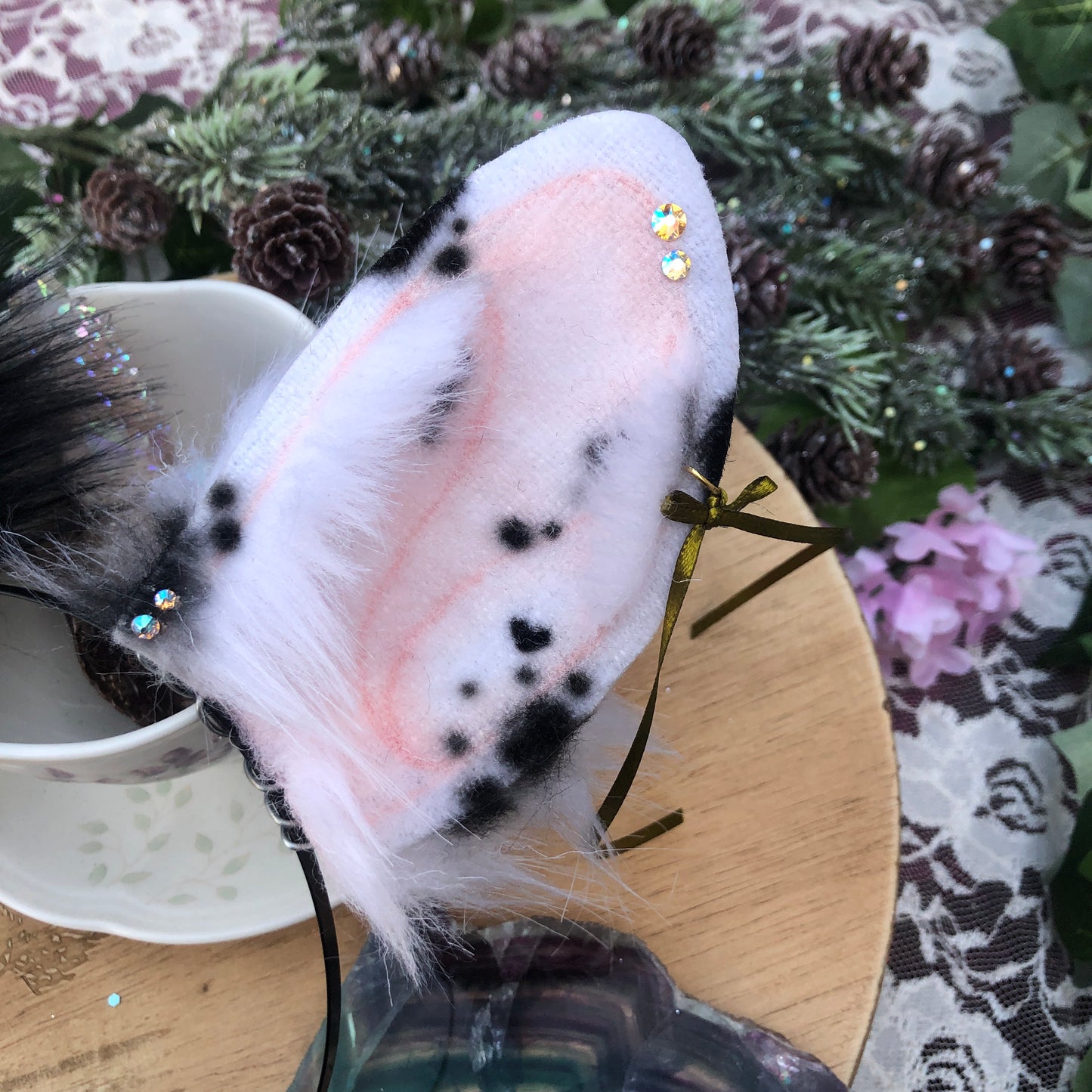 “Sequin Smile” Bunny Ears ✨🍃