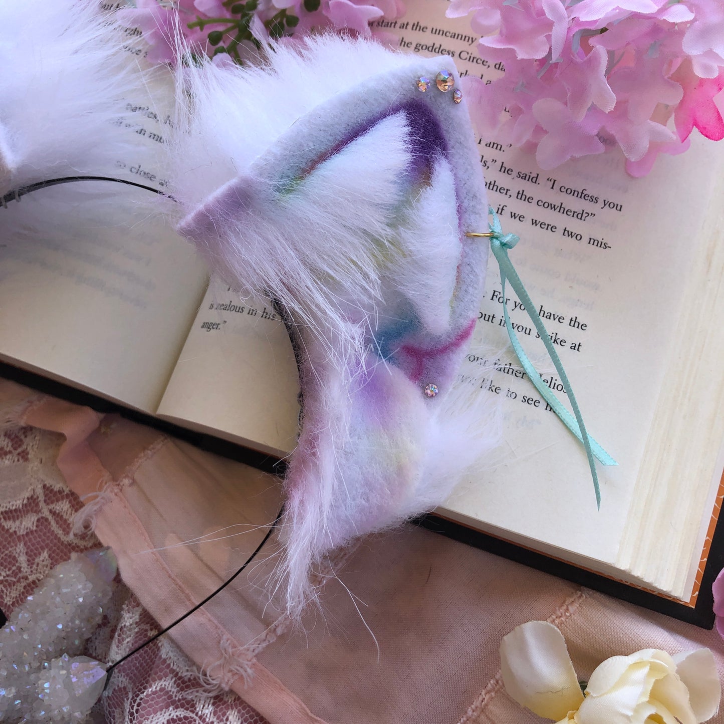‘Holographic’ Little Fox Ears ✨🌿