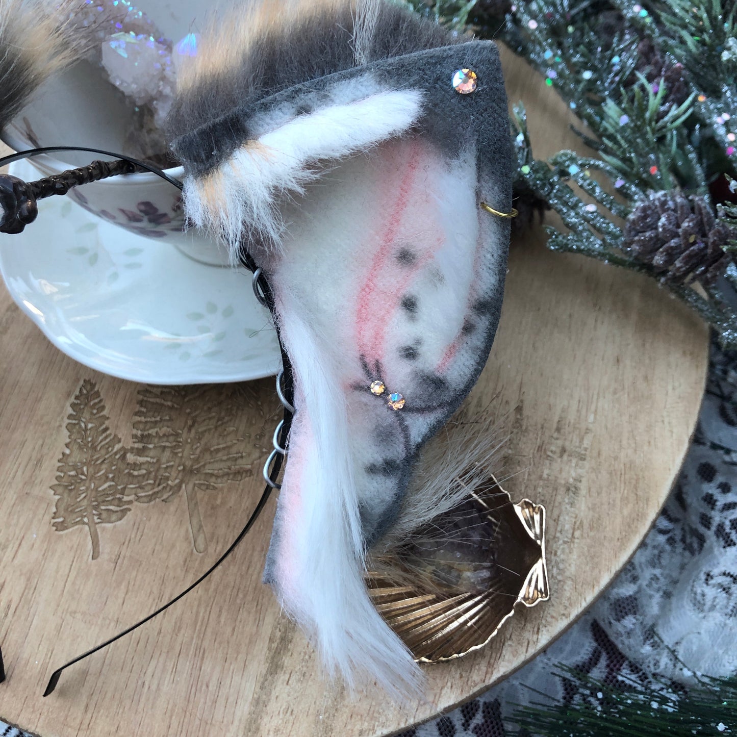 Grey Foxkit Ears ✨🌲