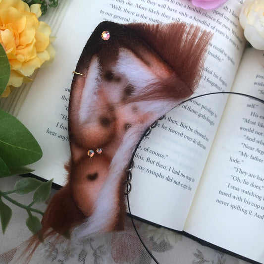 “Slow Burn” Fluffy Petite Foxkit Ears (Red Fox) ✨🍃