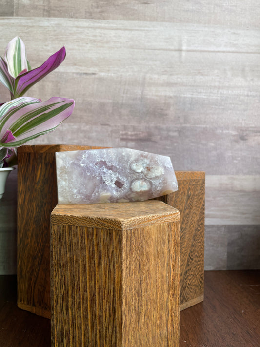 Amethyst Flower Agate Freeform