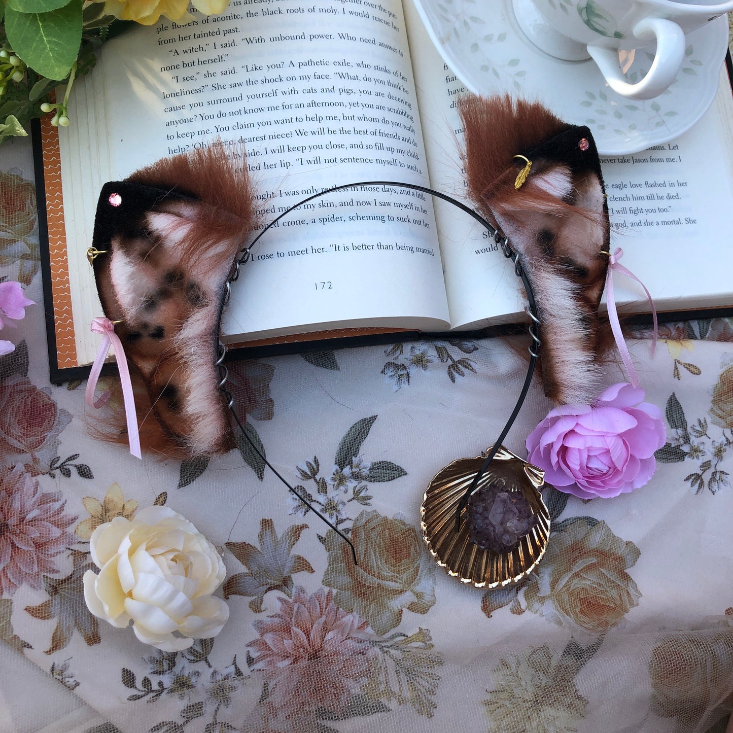 “To The Garden” Baby Foxkit Ears (Red Fox)✨🍃