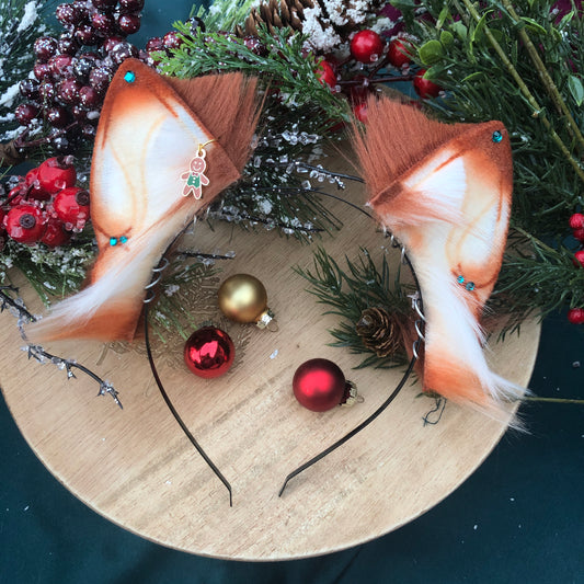 Gingerbread Small Feline Ears ✨🌲