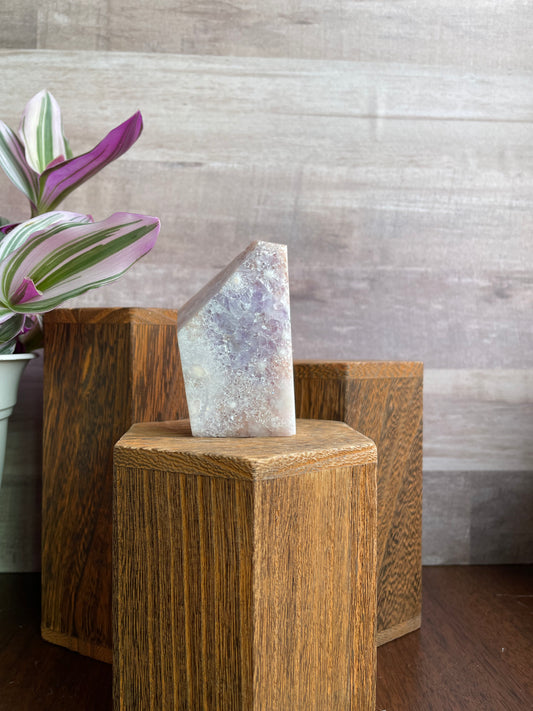 Amethyst Flower Agate Freeform