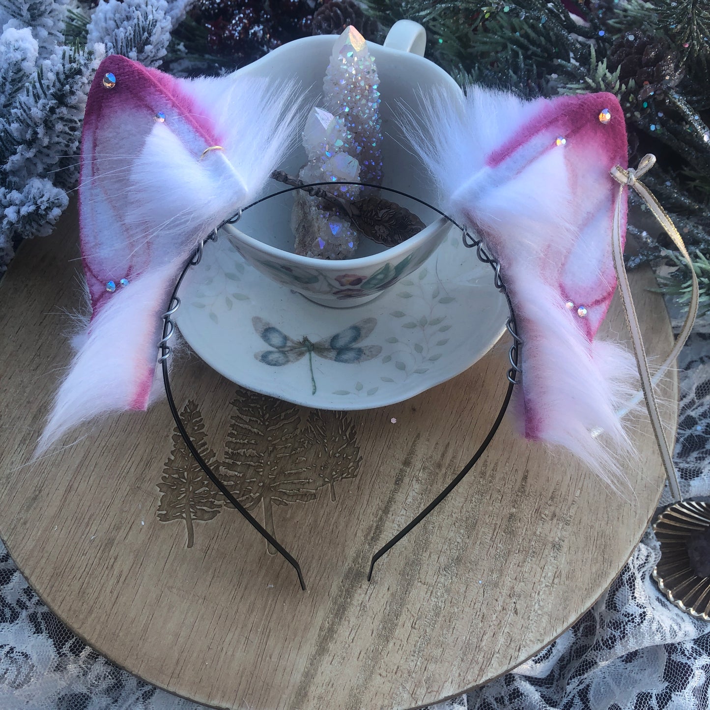 PREORDER: Champagne Problems Kitten Ears✨🌿