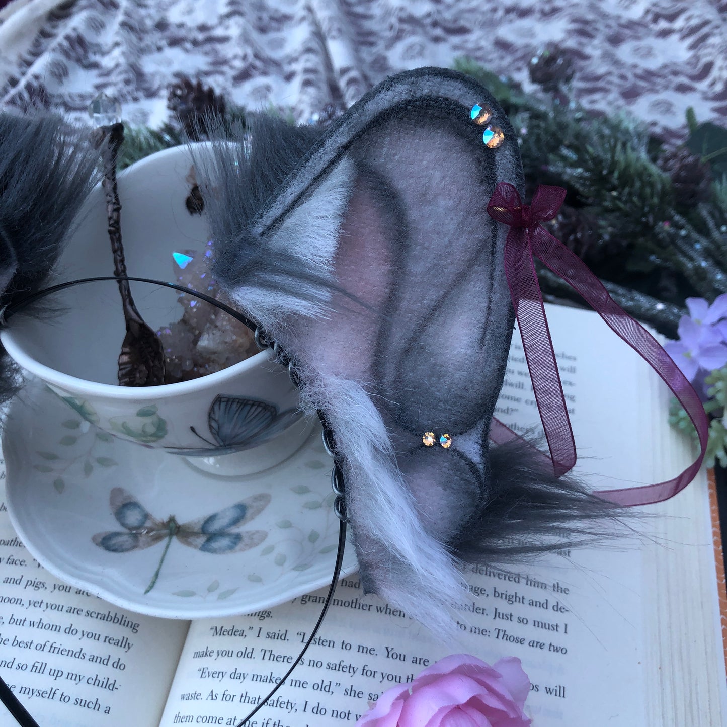“After Dark” Blue Standard Frenchie Ears ✨🍃